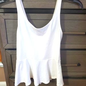 Express tank top (white, XS)